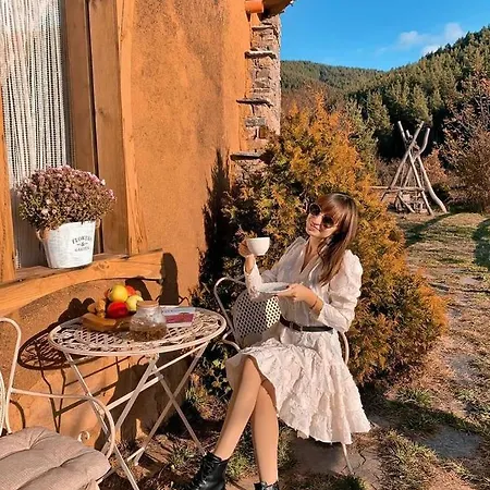 панорама хаус и еко къщи дървена и землянка Lesten